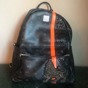 Limited Edition Black Munich Lion MCM BackPack